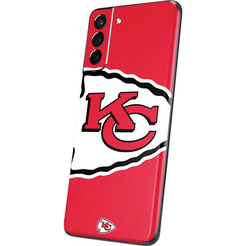 NFL Kansas City Chiefs Large Logo Galaxy S21 Plus 5G Skin